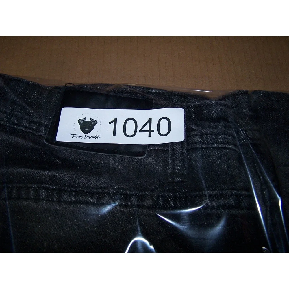 Encrypted Shorts‎ Men's 32X13 (Tag 30) Denim Distressed Jean Black Ripped Y2K